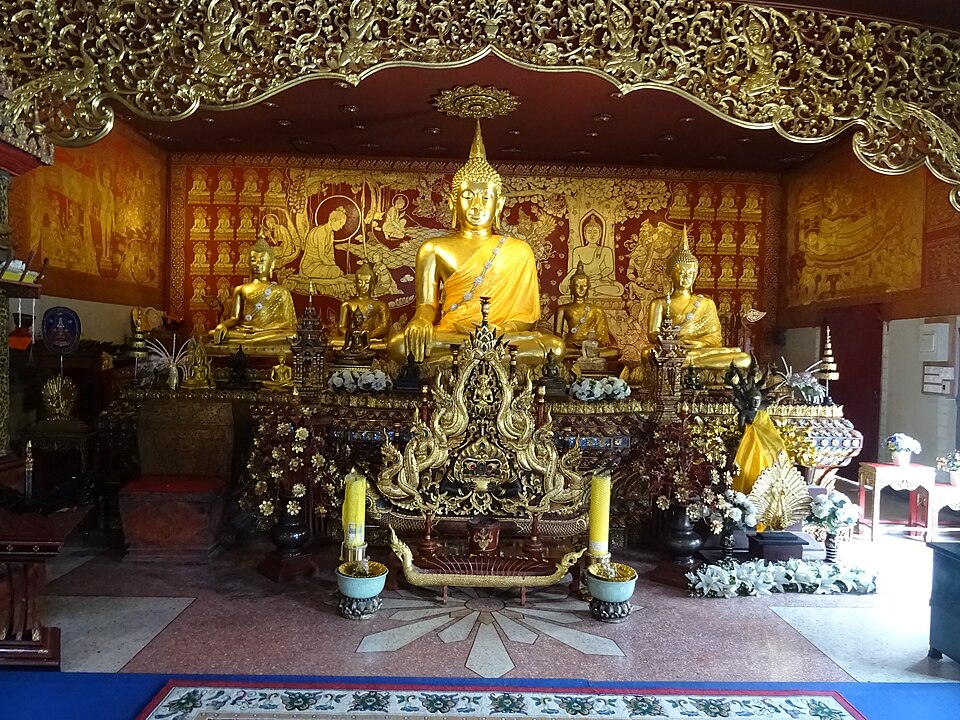 รูปถ่ายของ วัดดอกคำ — วัด-สิ่งศักดิ์สิทธิ์ ในเชียงใหม่ ถ่ายโดย Christophe95 · Photograph of Wat Dokkham, Wats & Sacred Places in Chiang Mai, by Christophe95