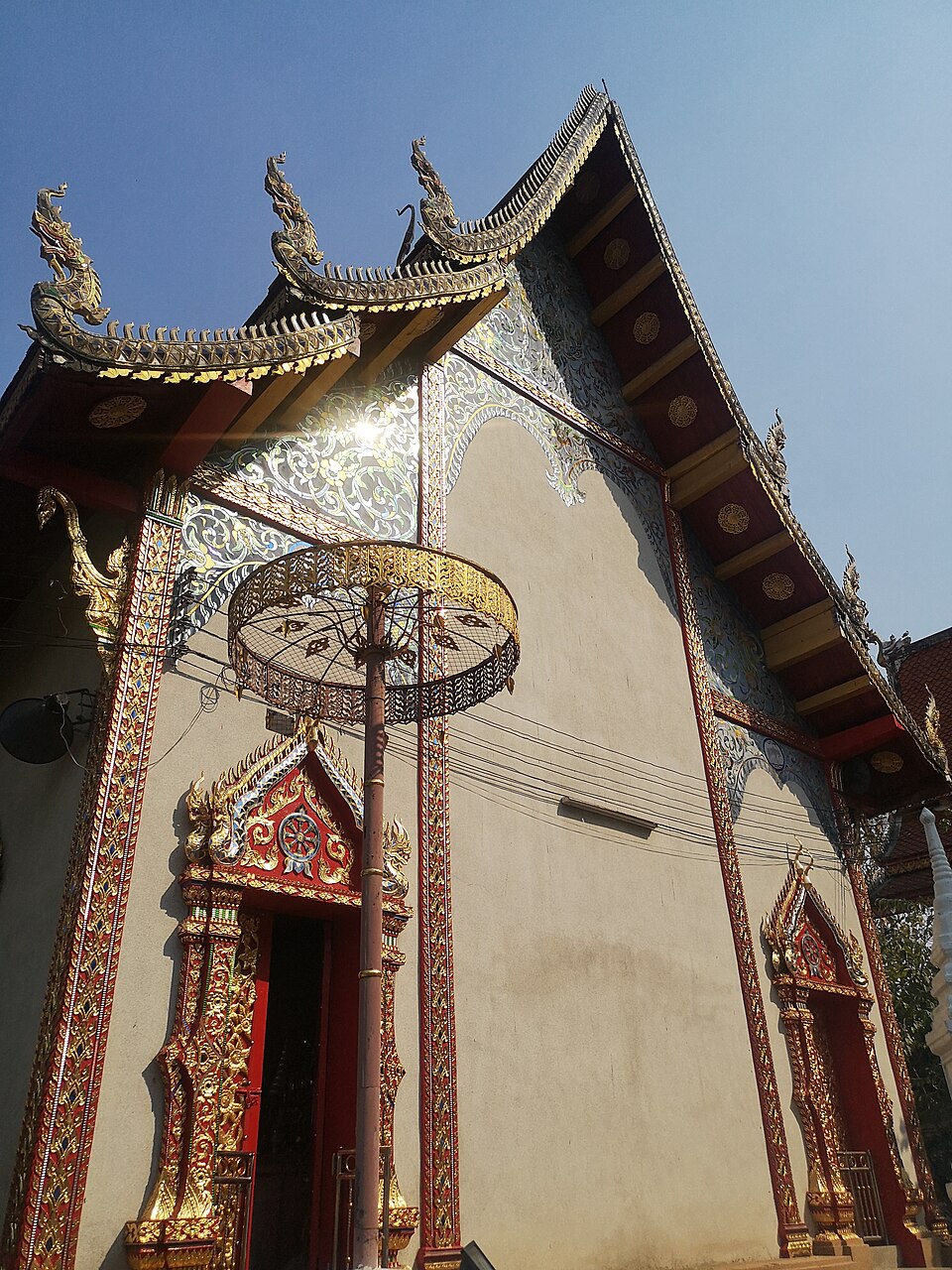 รูปถ่ายของ วัดฟ้าฮ่าม — วัด-สิ่งศักดิ์สิทธิ์ ในเชียงใหม่ ถ่ายโดย Dharmadana · Photograph of Wat Fa Ham, Wats & Sacred Places in Chiang Mai, by Dharmadana