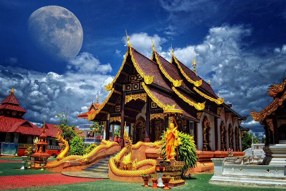 รูปถ่ายของ วัดปากเหมือง — วัด-สิ่งศักดิ์สิทธิ์ ในเชียงใหม่ ถ่ายโดย นงลักษณ์ พฤฒิชัยวิบูลย์ · Photograph of Wat Pak Mueang, Wats & Sacred Places in Chiang Mai, by นงลักษณ์ พฤฒิชัยวิบูลย์