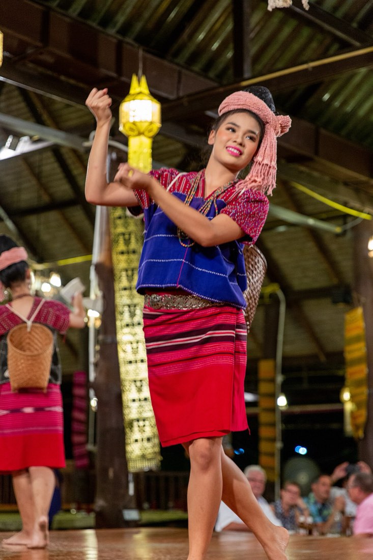 Chiang Mai. Benjarong Khantoke. Traditional Thai dance